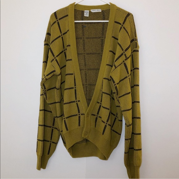 Giorgio Armani Sweaters - Giorgio Armani Oversized Vintage Cardigan Size M